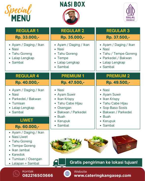 harga nasi box