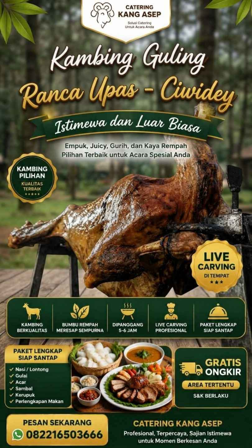 Kambing Guling Ranca Upas